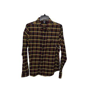 Neff Men's Small Flannel Shirt Plaid Long Sleeve NWT